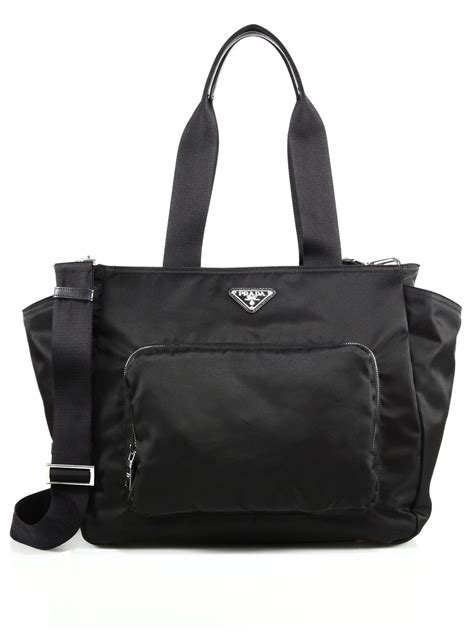 prada nylon diaper bag.